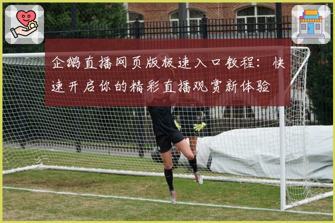 企鹅直播网页版极速入口教程：快速开启你的精彩直播观赏新体验